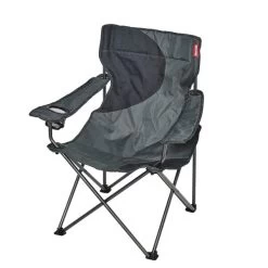 Fauteuil Camping ACIER Gris Noir