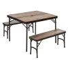 Table Camping Bois Flotté + 2 Bancs 2 Table Camping Bois Flotté + 2 Bancs -Le Magasin De Camping Idéal table bois flotte 2 bancs